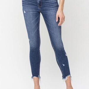 Flying Monkey Dark Wash Cropped Jeans